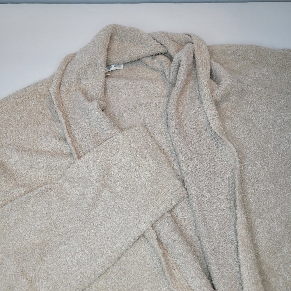 Barefoot Dreams CozyChic Lite Cardigan Taupe Sz Medium, Soft Warm